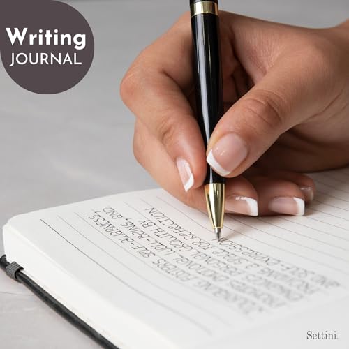Lined Journal, Ideal for Journaling - A5 Vegan Leather Notebook, 192 Archival-Quality Pages, QuillEase Bleed-Free Paper, Inner Pocket & Bookmark - Bee Gifts, Black Bee - color: Black Bee