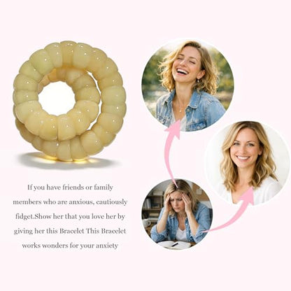 Long tiantian Bodhi Fidget Bracelet for Women Natural Mudi Bodhi Seed Stretch Bracelets Protection Healing Jewelry Anxiety Relief Items - color: A6