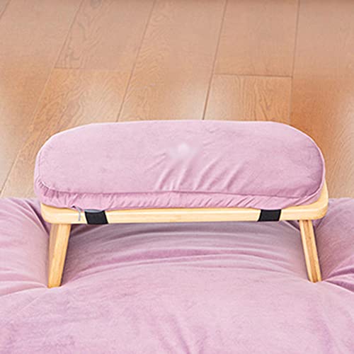Meditation Stool, Meditation Stool, Wooden Kneeling Stool, Ergonomic Folding Stool, Meditation Bench, hinged Multifunctional Meditation Table/Purple / 43×20×17cm - color: Purple