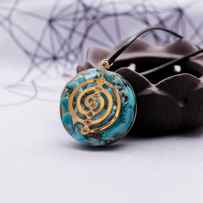 Day Day Up Tree of Life & OM Symbol Orgone Pendant Necklace – Chakra Balancing Energy Jewelry for Meditation - style: Style 1