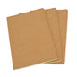 Set of 3 Kraft Cover Journals: 8.25x5.5 inches, 100gsm Ivory Pages, 30 Sheets (60 Pages), Blank, DIY-friendly, and Versatile for Daily Use - size: A5, style: Plain