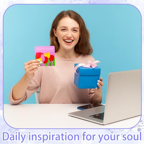 Zooyify Positive Affirmation Cards for Women,50 Positive Affirmation Cards with Inspirational Quotes,Uplifting Gift for Women, Magnetic Closure Box
