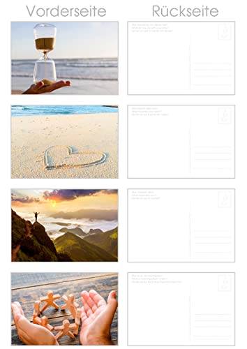 Edition Seidel Set of 50 Premium Postcards. Motivation Cards Communication Training Conversation Game Coaching Tools Landscapes Nature Feel Self-Mindfulness Sayings