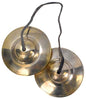 Mudra Crafts Tibetan Tingsha Bells Yoga Chimes – Plain Tibetan Finger Cymbals Meditation Bells for Mindfulness, Prayer, and Sound Healing - color: Plain, size: 2.5 Inches