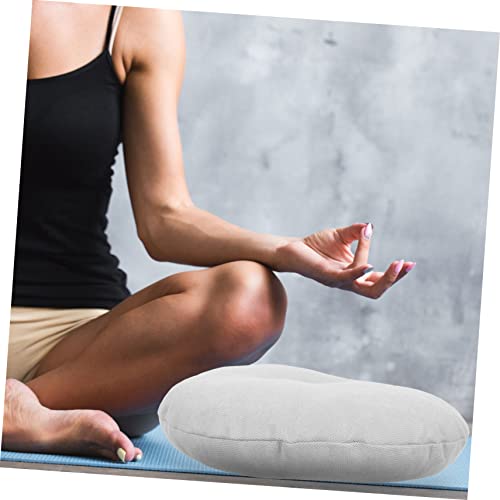 Meditation Yoga Seat Mat Pillow Multifunctional Cushion Practical Meditation Mat Grey Cushions