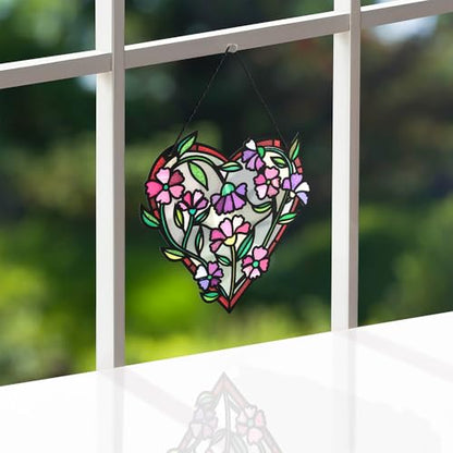 Lovepop Love Suncatcher Card for Her and Him - 3D Greeting Cards for Boys, Girls, Men, Women - Love Grows - 5" x 7" Heart Card - Blank Note Card & Envelope Included - color: Love Grows Heart Suncatcher Card