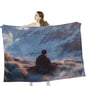 HEAPPER Meditation Himalayan Mountain Blanket - Warm & Lightweight Flannel, Ideal for All Seasons - Perfect for Kids’ & Adults’ Beds, Sofas, & Couches