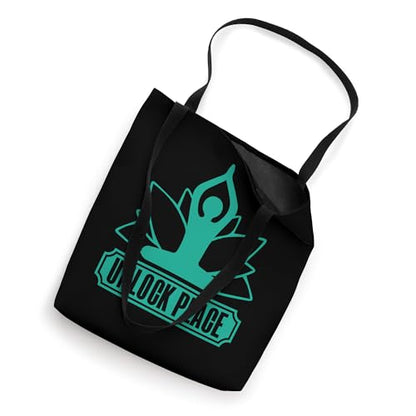 Unlock Peace Meditation Tote Bag