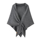 Women Pashmina Shawl Wraps Knitted Shawls and Wraps Cardigan Cape Wool Cashmere Shoulder Top Sweater Shawl Scarf - color: Grey
