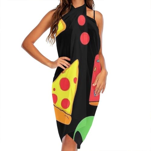 Women's Lightweight Long Scarf Thin Scarf Beach Headscarf Wimwear Bikini Wrap - color: Color627