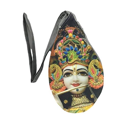 Aashita Creations Printed Chanting Bag/Mantra Meditation Bag/Gomukhi Japa Bag with Zip Pocket