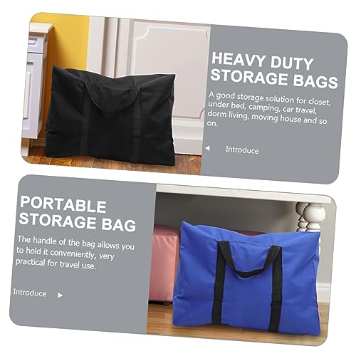 Ipetboom 2Pcs Heavy Duty Oxford Cloth Quilt Storage Bag Multi Use Luggage Bag for Moving and Organizing Sturdy Outdoor Storage Bags for Home and Travel