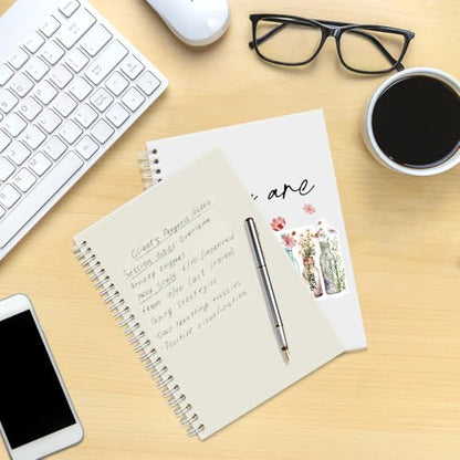 You Are Amazing Spiral Journal Notebook for Women, Funny Notebooks for Coworkers, Appreciation Gifts for Grandma Mom Aunt, Inspirational Birthday Gifts for Sister Daughter BFF Friend