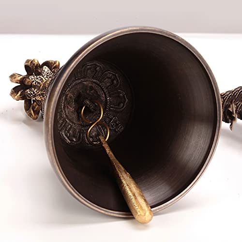 Buddhist Meditation Bell and Dorje Set, Extraordinary Craftsmanship Is Poured Into This Gorgeous Hand Bell To Make It Stand Out From The Crowd