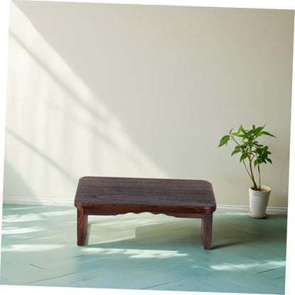 Hemoton Stool Seat Cushion Zen Meditation Bench Kneel Sit Stool for Home Yoga and Meditation