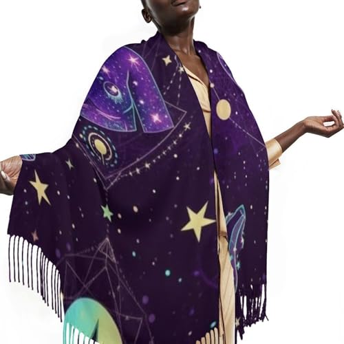 Big Oversized Long Scarves Pashmina Shawl Wrap Women gifts - color: Picture (654)