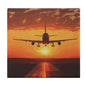 Seat Cushion Memory Foam Office Chair Cushion Airplane Sunset Chair Pad for Soft Support Tailbone Pain Relief Sciatica