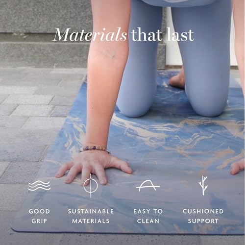 Shakti Warrior TPE Yoga Mat - Artist Designed, Premium eco friendly mats, Non Slip, Non toxic, Great For Regular & Hot Yoga, Pilates and Workouts (72 inch x 24 inch x 6mm thick) - color: Ajna