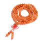 AD Beads 6mm Natural Healing Gemstones Buddhist 108 Prayer Mala Stretchy Bracelet Necklace - color: Yellow Aventurine