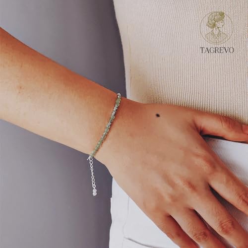 Natural Crystal Cut Bead Bracelet, 925 Silver Faceted Gemstone Jewelry for Women, Handmade Chakra Design Gift for Birthday Christmas Daily Wear