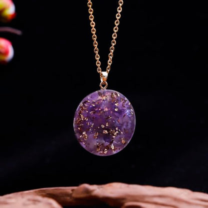 Day Day Up Orgone Pendant Heart Energy Necklace - Healing Crystal Necklaces For Women With Reiki Quartz Gemstones - Fashion Jewelry