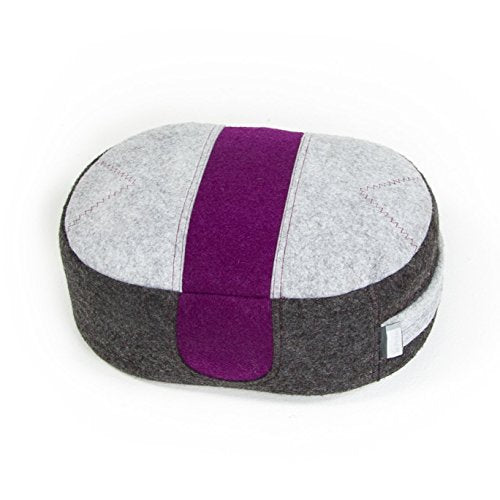 Ume Meditation Cushion (Dark Grey Side) - color: Dark Grey Side