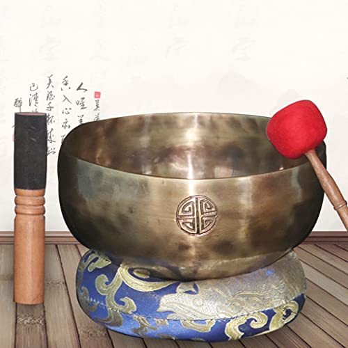 Copper Bowl Meditation Sound Bowl Tibetan Singing Bowl Handmade Buddha Sound Bowl Yoga Sound Healing Buddha Sound Bowl Ornament Bowl Bowl,11CM