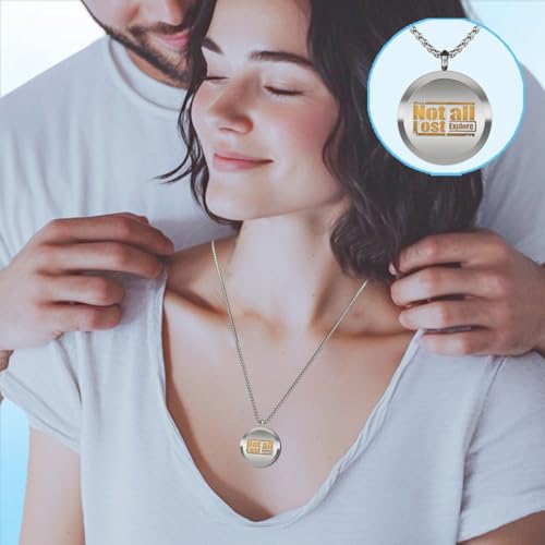 Aromatherapy Diffuser Necklace-Alphabet Essential Oil Necklace,Aromatherapy Diffuser Pendant for Men and Women,Portable,Suitable for Yoga,Meditation,Travel,Stress Relief Gift(Silver 30mm) - color: Alphabet Silver