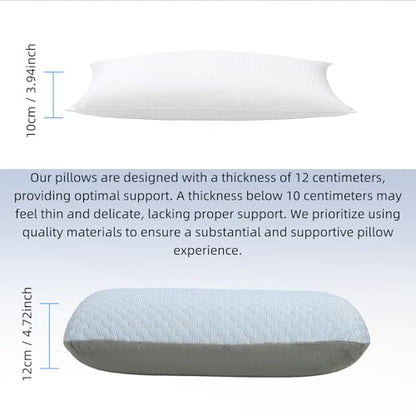 Crisonky Travel and Camping Pillow- Compressible Medium Firm Memory Foam Pillow with Carry Bag for Backpacking & Airplane, Lumbar Support. Breathable Cooling Fabric, Washable Pillowcase (Royal Silver) - color: Royal Silver