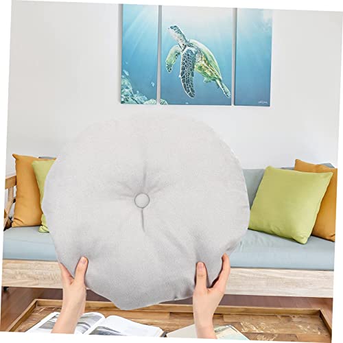 Levemolo Grey Cushion Restorative Yoga Props Zafu Meditation Pillow Zabuton Floor Seat Meditation Decor Comfortable for Adults