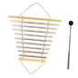 DYNWAVE Meditation Chime, Meditation Bowl Sound, Musical Instruments, Tubular Chime with Mallet for Home Office, 9 Tones - color: 9 Tones