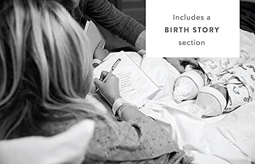 Promptly Journals, A Complete Childhood History: From Pregnancy to 18 Years Old (Dusty Rose, Pink, Linen) | Baby Book and Pregnancy Journal | Baby Memory Book - color: Dusty Rose