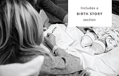 Promptly Journals, A Complete Childhood History: From Pregnancy to 18 Years Old (Dusty Rose, Pink, Linen) | Baby Book and Pregnancy Journal | Baby Memory Book - color: Dusty Rose