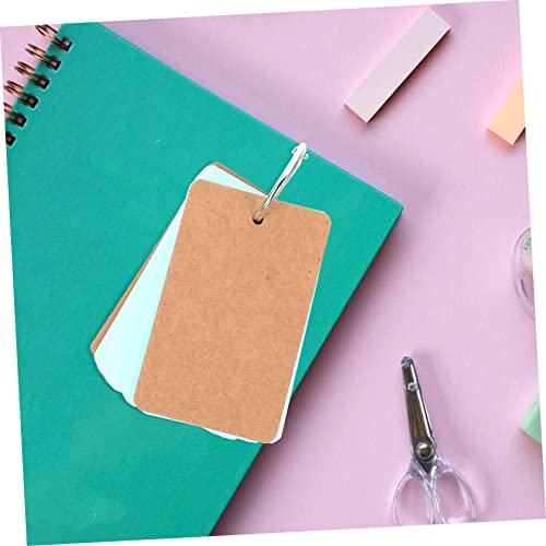 Veemoon 7sets Cute Notepads Blank Flashcards Memo Cards English Vocabulary Cards Japanese Stationery for Study