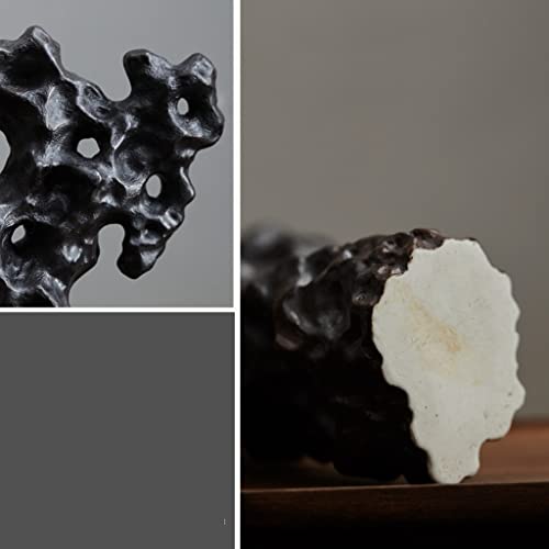 Desktop Decoration New Chinese-Style Rockery Decoration Japanese-Style Tea Table Study Club Porch Cabinet Zen Decoration Ceramic Stone Desktop Decor for Office
