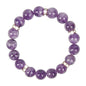 Healing Bracelet For Women Anxiety Crystal Bracelet Chakra Beaded Bracelets Rose Quartz Crystals And Healing Stones Yoga Bead Bracelet Calming Stretch Bracelet Stress Relief Gifts For Women - color: Purple-Amethyst