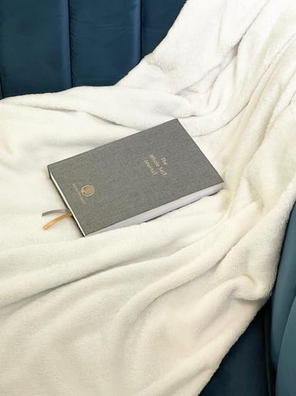 Whole Self Journal,Guided Journal - A5 Linen Bound, Minimalist, Daily Journaling - Wellness and Holistic Themed, Gratitude, Self-Help, Mindfulness, Healing, Self-Care Routine, Mental Health.