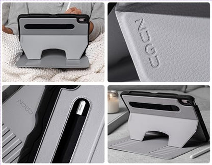 ZUGU Case iPad Pro 11 Inch Case, 1st/2nd/3rd/4th Generation 2018/2020/2021/2022, Slim Protective Cover w/Wireless Apple Pencil Charging, Convenient Magnetic Stand & Sleep/Wake Cover, Arctic Gray - color: Arctic Gray