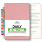 Best Daily Journal for Men & Women - Gratitude, Manifestation & Guided Journal with Prompts for Personal Growth (A5, Pink) - PRODUCTIVITY STORE - color: Pink