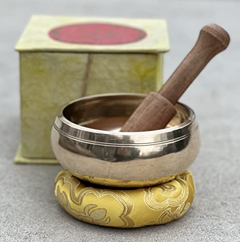 DharmaObjects Tibetan Singing Bowl Set - 5 Buddhas Meditation