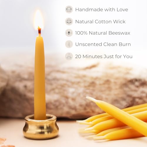 30 Mindful Meditation Candles - Refill Set for 1 Month Supply, Thirty Days of Mediation Prayer Reflection - Candle Holder Not Included - size: 1 Pack - 30