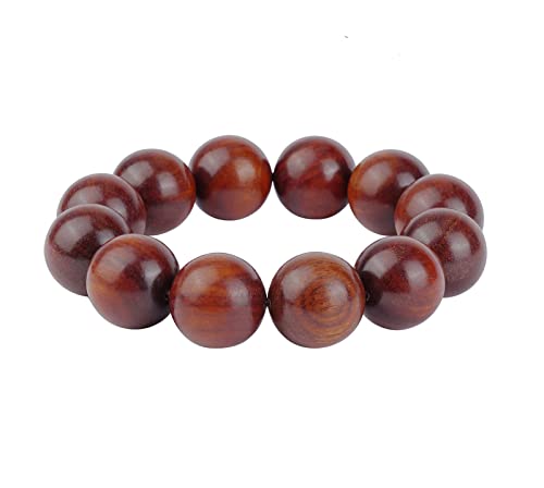 Prayer Bead bracelet Mala Beaded Bracelets for Men Women 12/15MM … - color: 20mm 12 beads Rosewood