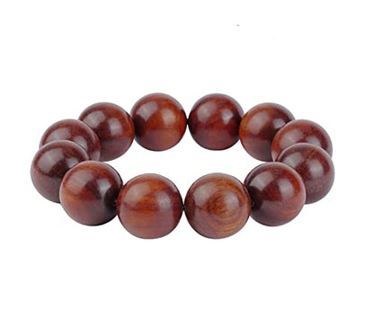 Prayer Bead bracelet Mala Beaded Bracelets for Men Women 12/15MM … - color: 20mm 12 beads Rosewood