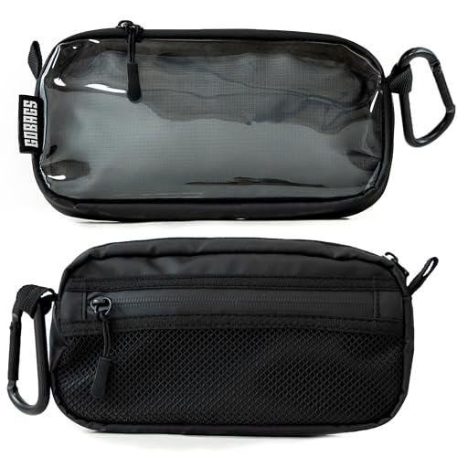 NEO Production Zipper Bags - Electronics & Camera Accessories Bag - Cable organizer, Gear Accessory Pouch, Travel Camera Essentials (Extra Small, Black) - size: X-Small