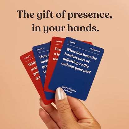Grief is Human (Pet Edition) | Family & Friends Conversation Cards for Grieving | 70 Reflection Cards to Help You Process The Journey of Losing a Beloved Pet | Therapy for Adults | 1+ Players - style: Grief is Human (Pet Edition)