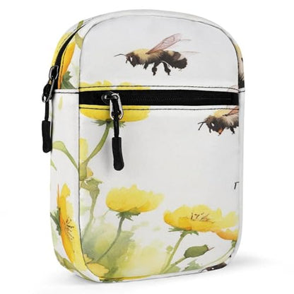 Stylish Messenger Bags Easy to Clean, Sling Backpack with Zipper, Crossbody Bag for Gym - color: Picture(346)