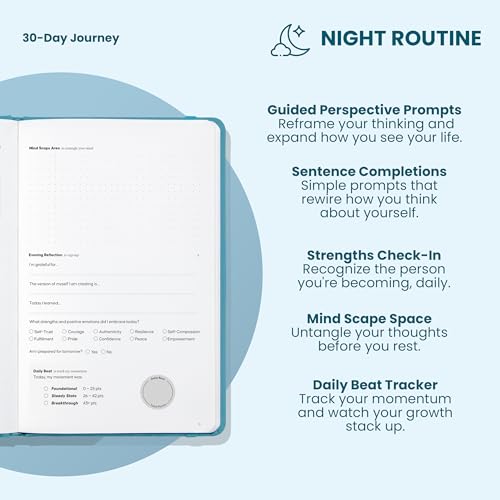 Perspective: A 30-Day Guided Growth Journal & Daily Planner by Tati from Wilkii | SHAPE Series | Personal Development Journal for Shifting How You See Your Life