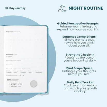 Perspective: A 30-Day Guided Growth Journal & Daily Planner by Tati from Wilkii | SHAPE Series | Personal Development Journal for Shifting How You See Your Life