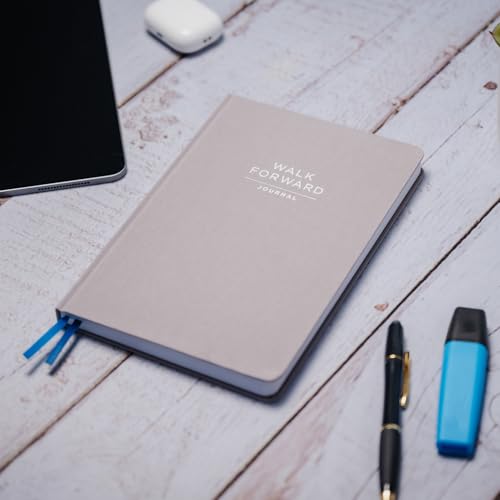 The Walk Forward Journal – (Gray) A 60-Day Daily Journal for Spiritual, Emotional, and Personal Growth – Reflection, Mindfulness & Inspiration – Daily Affirmations and Goal-Setting – Undated Life Planner for Women & Men - color: Gray