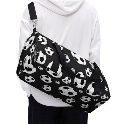 Soccer Balls Football Large Capacity Portable Fitness Bag, Easy to Carry - color: soccer balls football